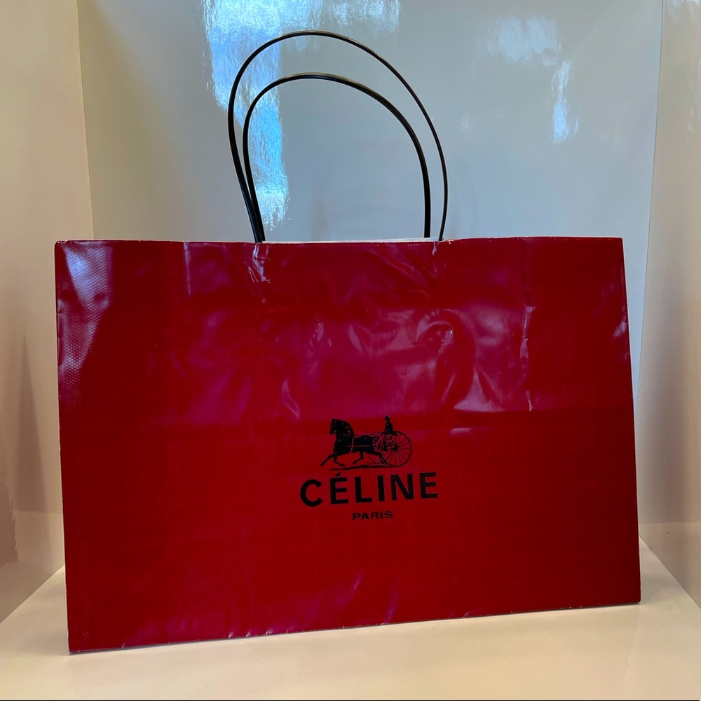 🔥HOST PICK 🔥Celine Paris Vintage Red Shopping Bag